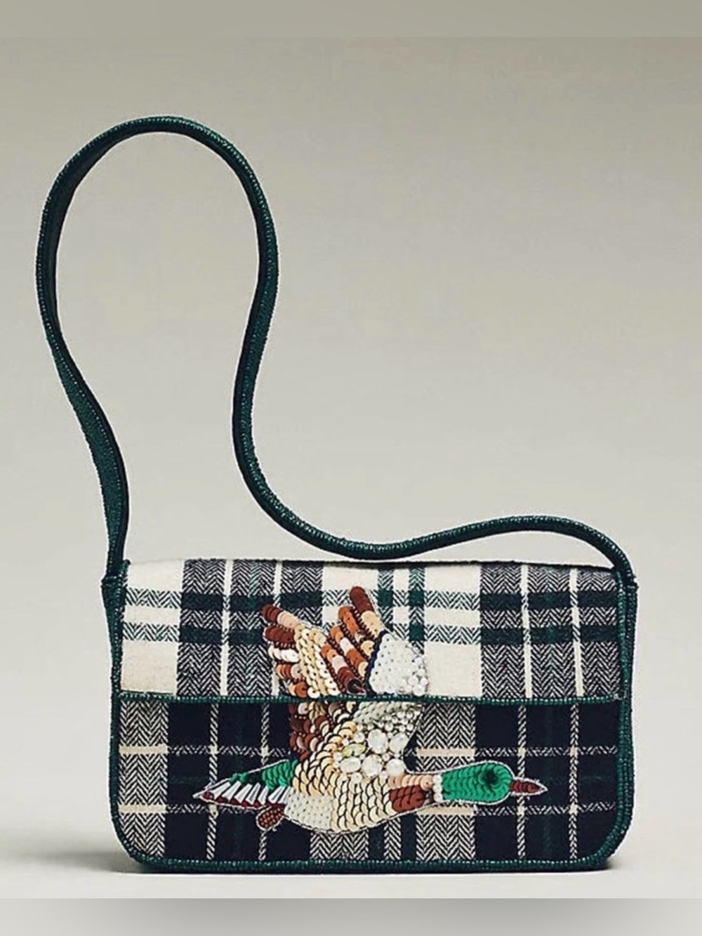 Anthropologie The Fiona Beaded Shoulder Bag NWT